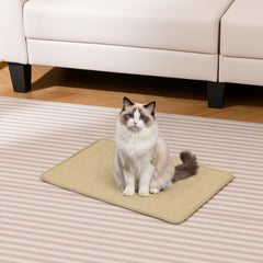 12 Pieces Cat Scratcher Mat Set 24 x 16 Inch Natural Sisal Pads Cat Tree - view 2