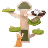 Wall-Mounted Cat Tower Cat Wall Shelves Furniture with Bed Cat Tree