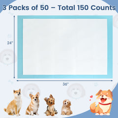 150 Pieces 24 x 36 Inch Pet Wee Pee Piddle Pad Pet Supplies - view 4