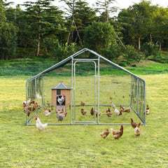 Large Walk in Shade Cage Chicken Coop with Roof Cover - view 2
