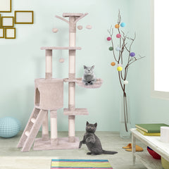 56 Inch Condo Scratching Posts Ladder Cat Play Tree - view 2
