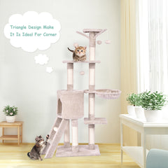 56 Inch Condo Scratching Posts Ladder Cat Play Tree - view 3