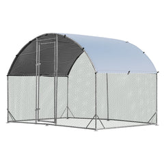 6.2 Feet/12.5 Feet/19 Feet Large Metal Chicken Coop Outdoor Galvanized Dome - view 4