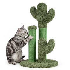 22 Inch Cactus Cat Scratching Post with Natural Sisal Rope Cat Tree - view 4