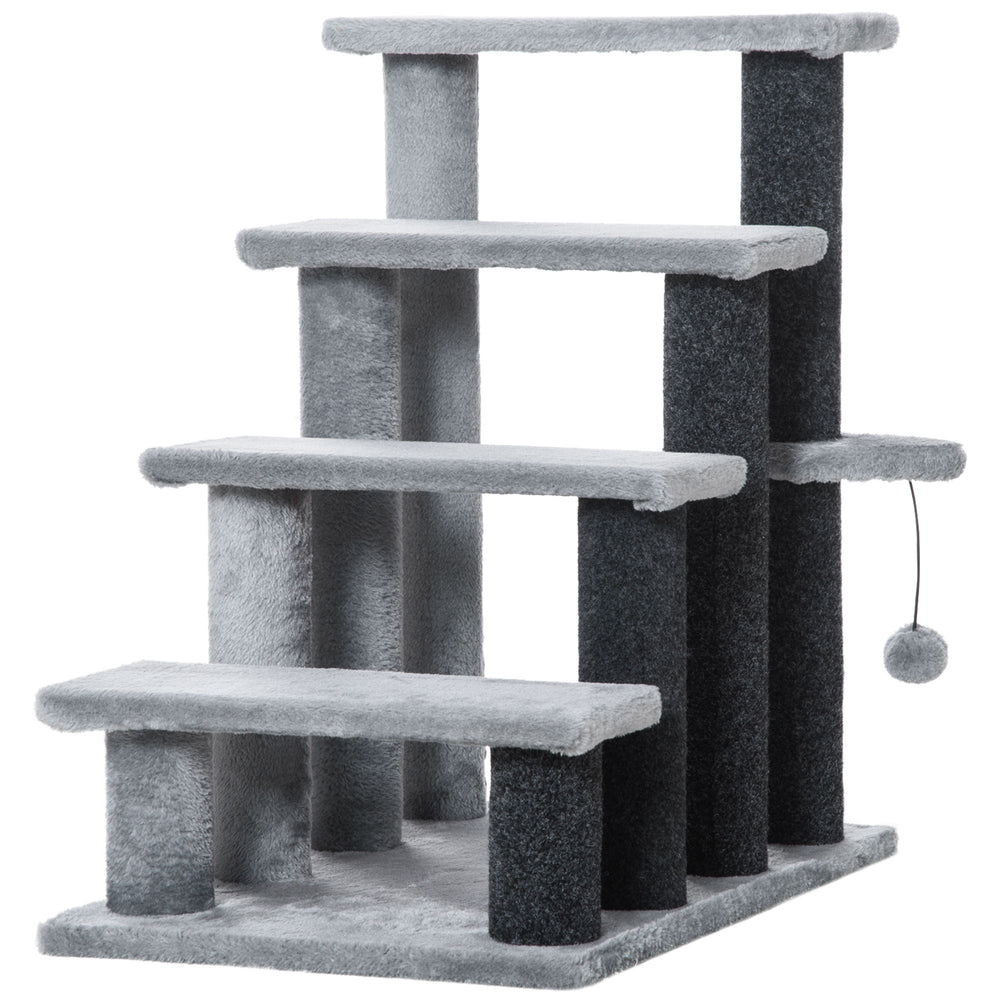 Cat Stairs for Bed, Couch 4 Steps, Small Cat Tree for Indoor Cats
