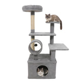 48 Inches Tall Cat Tree Multi-Level Kitten Tower with Large Condo Padded Top