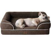 EHEYCIGA Memory Foam XL Orthopedic Dog Bed | Bolster Sides, Waterproof