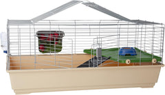 Amazon Basics Jumbo Top-Access Rabbit, Guinea Pig & Ferret Cage - 123L x 68W x 52H cm