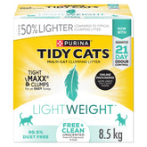 Tidy Cats Free & Clean Lightweight Unscented Multi-Cat Litter clumping clay litter box
