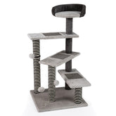 93 CM Tall Cat Tree Kitten Tower with Sisal and Jute Scratching Posts