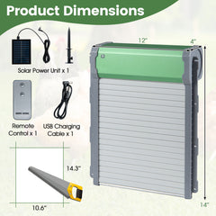 Automatic Chicken Coop Door with Remote Control and Light Sensor Timer - view 4