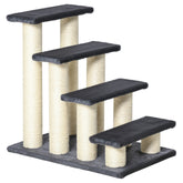 Cat Trees 4 Tier Pet Stairs Dog Cat 4 Steps Kitty Scatching Post Cat Scratch