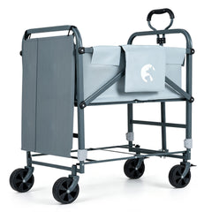 Foldable Dog Bath Cart with Adjustable Height & 4 Wheels for Pets Pet Grooming - view 4