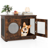 Furniture Style Dog Crate for Small and Medium Dogs with Translucent Window