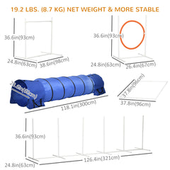 5Pcs Dog Agility Training Equipment with 8.7KG Net Weight, Pet Agility - view 2