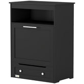 Pet Feeder Station Storage Cabinet, Dog Food Storage Container with Dog Raised