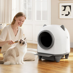 Self-Cleaning Litter Box for Multi-Cat & Senior Cats Home Cat Furniture - view 2