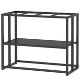 40 Gallon Fish Tank Stand, Heavy Duty Aquarium Stand with Storage Shelf
