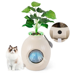 Smart Plant Cat Litter Box with Electronic Odor Removal & Sterilization Cat - view 4