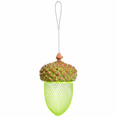 Metal Acorn Wild Bird Feeder Outdoor Hanging Food Dispenser for Garden Yard - view 4