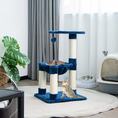 Multi-level Cat Tree with Scratching Posts and Cat Hammock - view 2