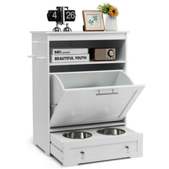 Pet Feeder Station with Stainless Steel Bowl - view 4