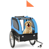 Dog Bike Trailer Foldable Pet Cart with 3 Entrances for Travel Pet Wagon