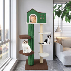 Multi-level Cat Tree with Condo and Anti-tipping Device - view 2