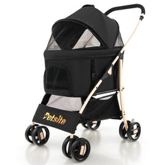 3-In-1 Pet Stroller with Removable Car Seat Carrier - view 3