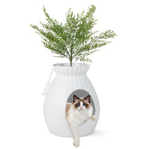 Smart Plant Cat Litter Box with Electronic Odor Removal and Sterilization Cat