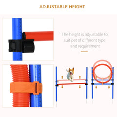 Dog Pet Agility Training Kit High Jump Weave Pole Ring Obedience Training - view 4