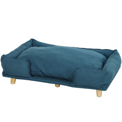Washable Dog Sofa for Large Dogs, Elevated Pet Couch with Anti-slip Foot Pads