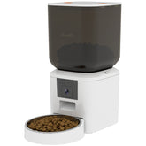 Automatic Cat Feeder with Camera, 2.4G WiFi, APP Control 8L Pet Feeder 1-10