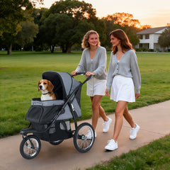 3-Wheel Pet Stroller for Small and Medium Dogs Foldable Cat Stroller Jogger - view 3
