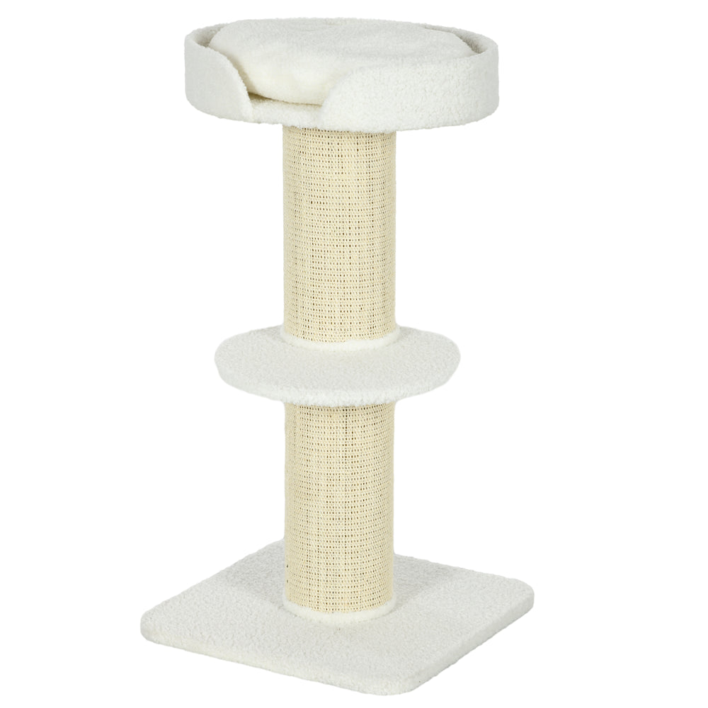 Cat Tree Kitty Tower with Sisal Mat Scratching Post, Cat Bed, Cushion, Perch