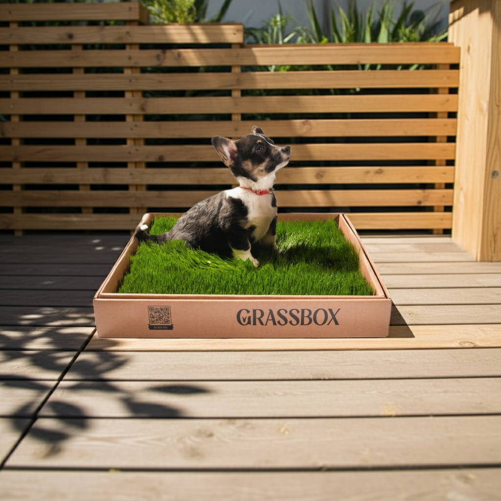 Real GrassBox Indoor Dog Potty | Live Grass Patch for Apartments (Canada)