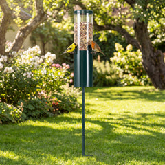 10 LBS Large Capacity Squirrel Proof Bird Feeder with Pole Mount and Baffle - view 2