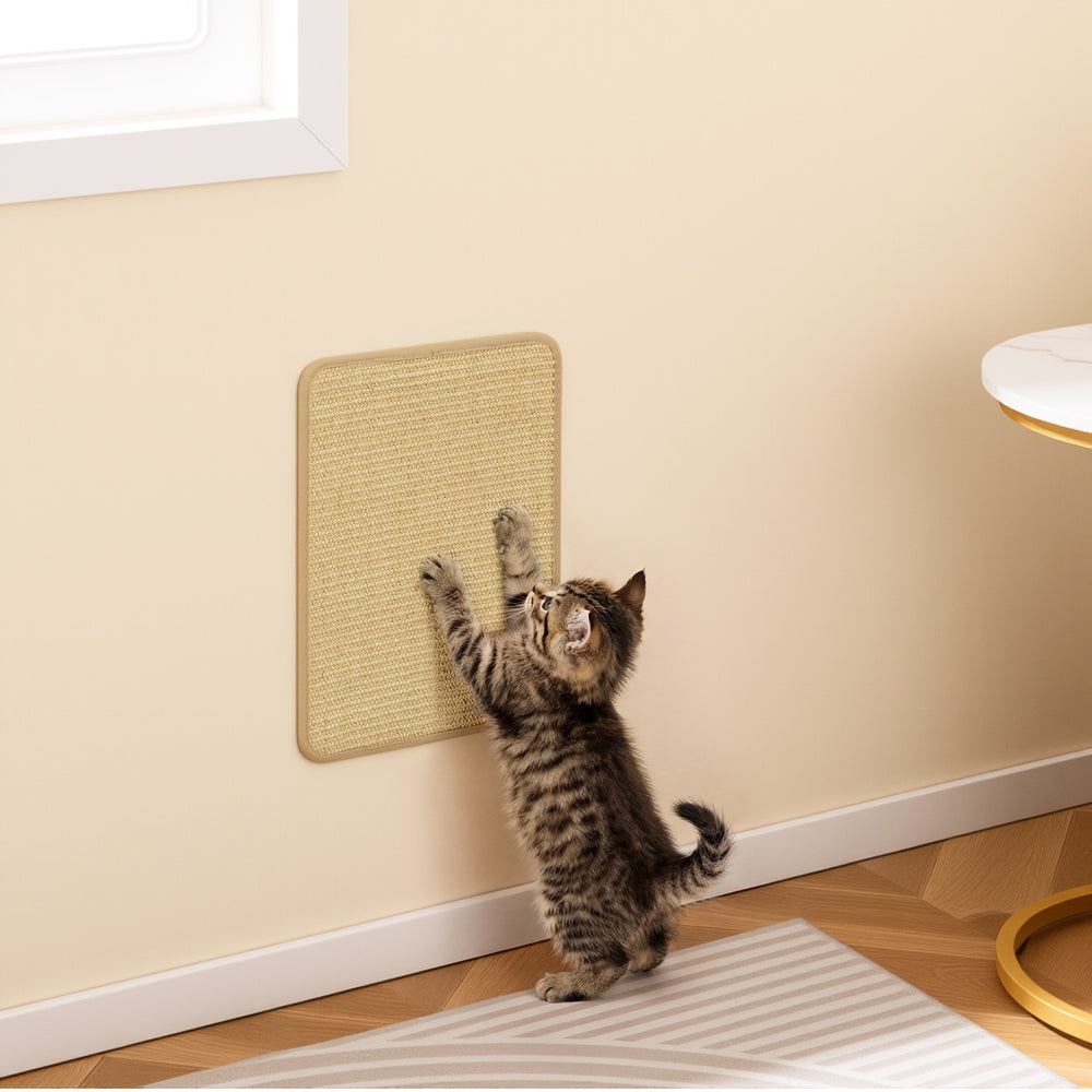 12 Pieces Cat Scratcher Mat Set 16 x 12 Inch Natural Sisal Pads Cat Tree - view 6