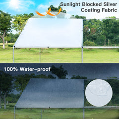 Large Walk in Shade Cage Chicken Coop with Roof Cover - view 3