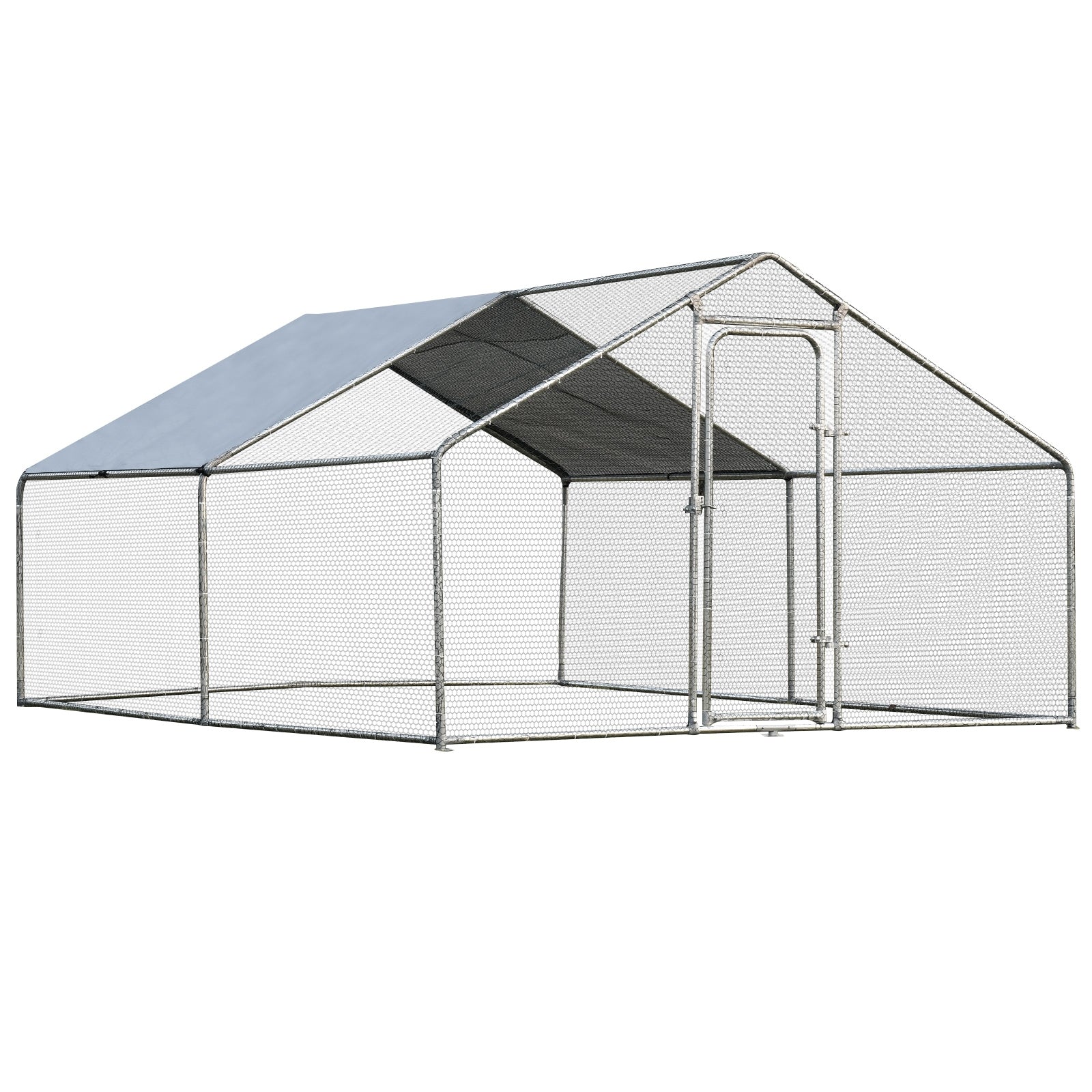 Large Walk in Shade Cage Chicken Coop with Roof Cover