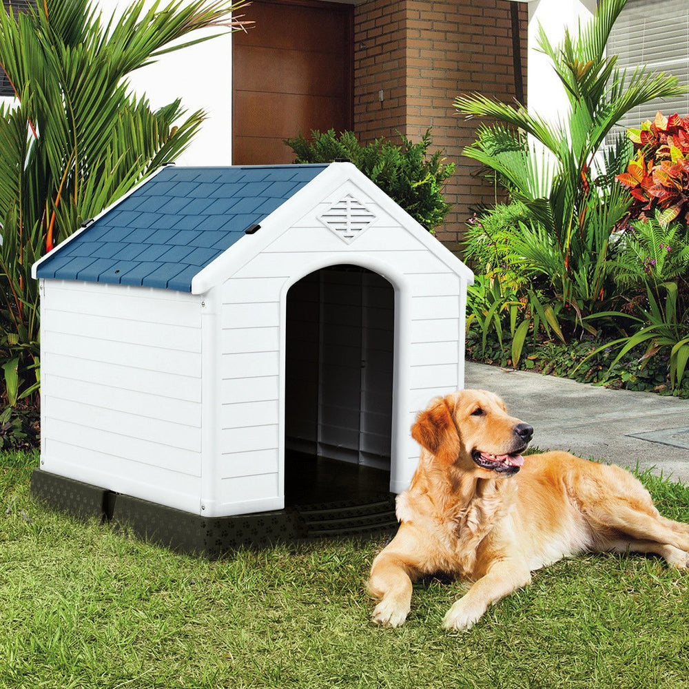 Indoor/Outdoor Waterproof Plastic Dog House Pet Puppy Shelter Dog Kennel - view 7