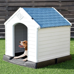 Indoor/Outdoor Waterproof Plastic Dog House Pet Puppy Shelter Dog Kennel - view 2