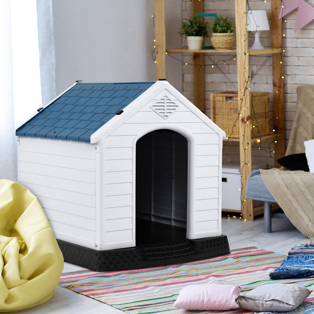 Indoor/Outdoor Waterproof Plastic Dog House Pet Puppy Shelter Dog Kennel - view 8