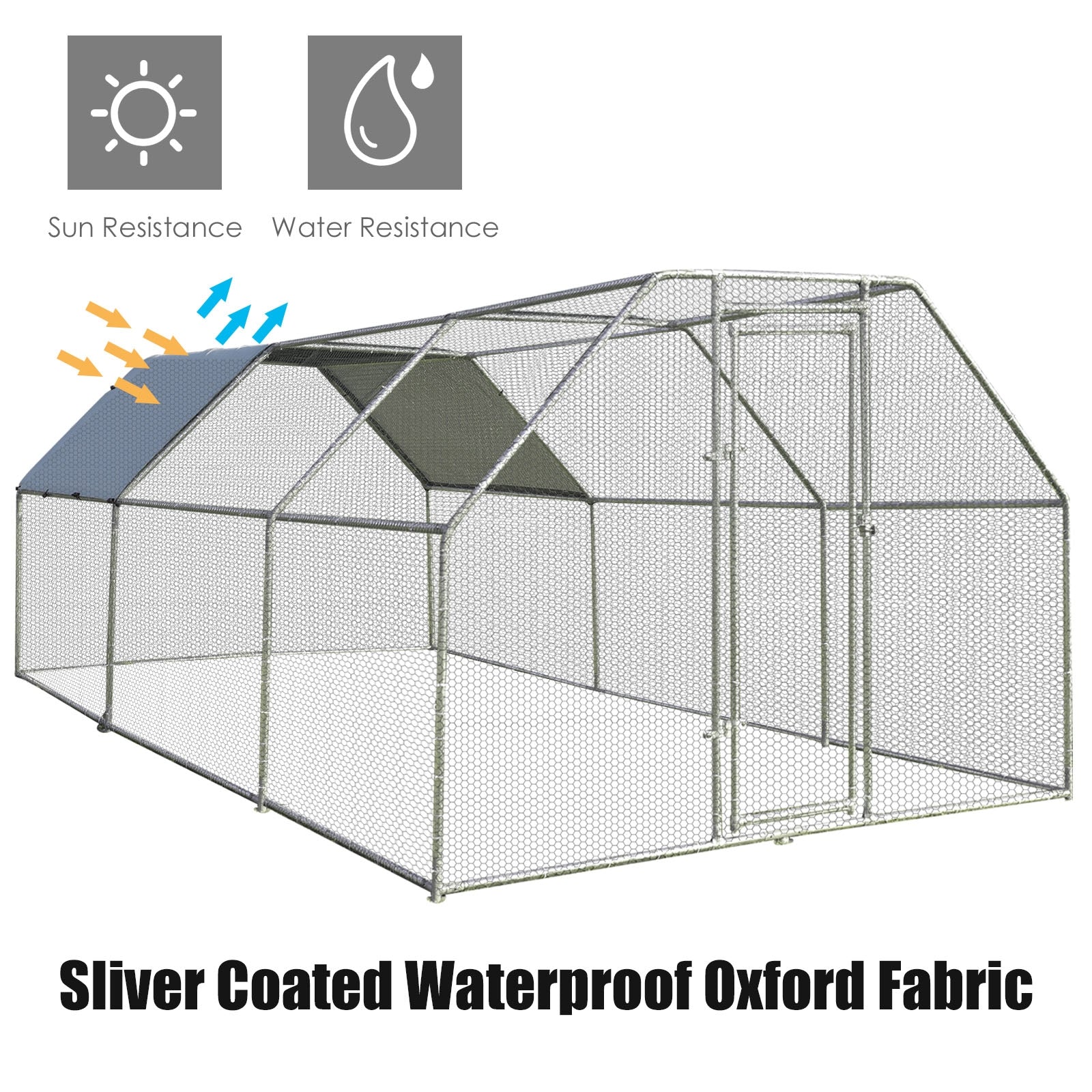 9.5 x 19 Feet Large Walk In Chicken Coop - view 5