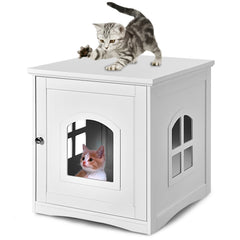 Side Table Nightstand Decorative Cat House - view 4