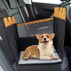 Dog Car Seat Cover with Mesh Window for Small and Medium Dogs Pet Supplies - view 3