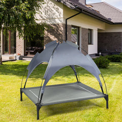 Portable Elevated Outdoor Pet Bed with Removable Canopy Shade-36 Inch - view 2