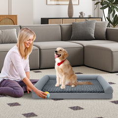 Orthopedic Foam Dog Bed Large Dog Sofa Couch with Removable Cover Dog Kennel - view 3