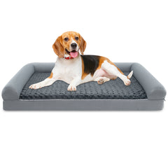 Orthopedic Foam Dog Bed Large Dog Sofa Couch with Removable Cover Dog Kennel