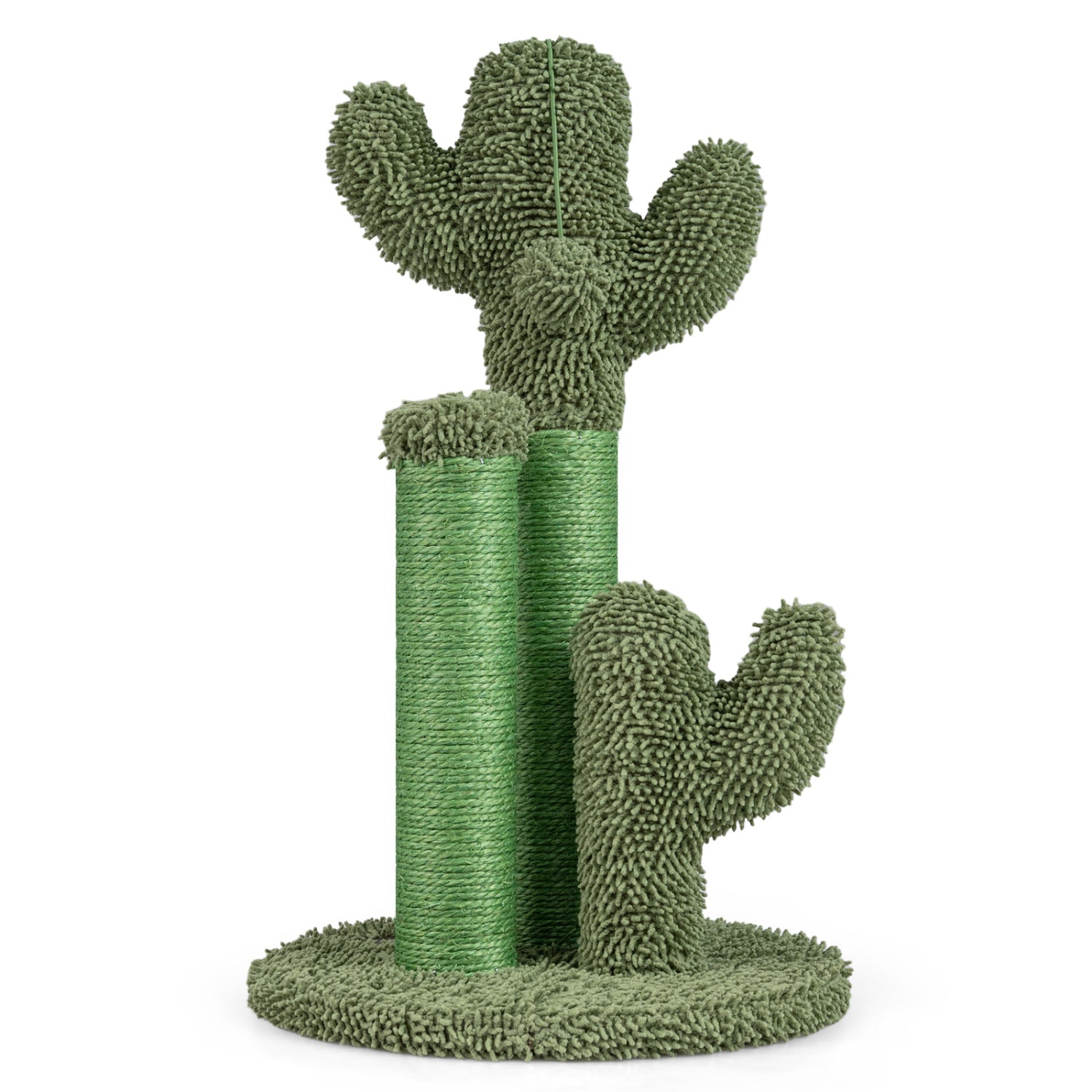 22 Inch Cactus Cat Scratching Post with Natural Sisal Rope Cat Tree